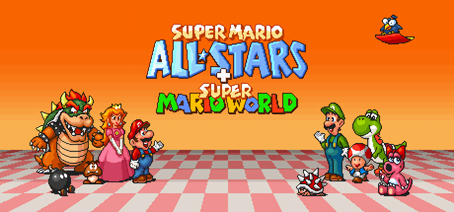 Super Mario All-Stars+World PT-BR Logo (Ingame) by BMatSantos on DeviantArt