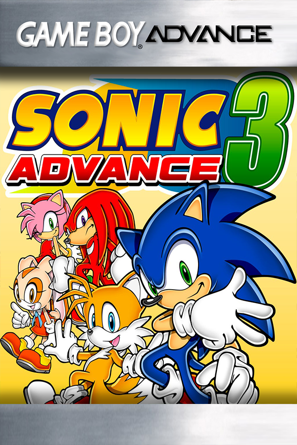 Game Boy Advance Sonic Advance 3 Box 