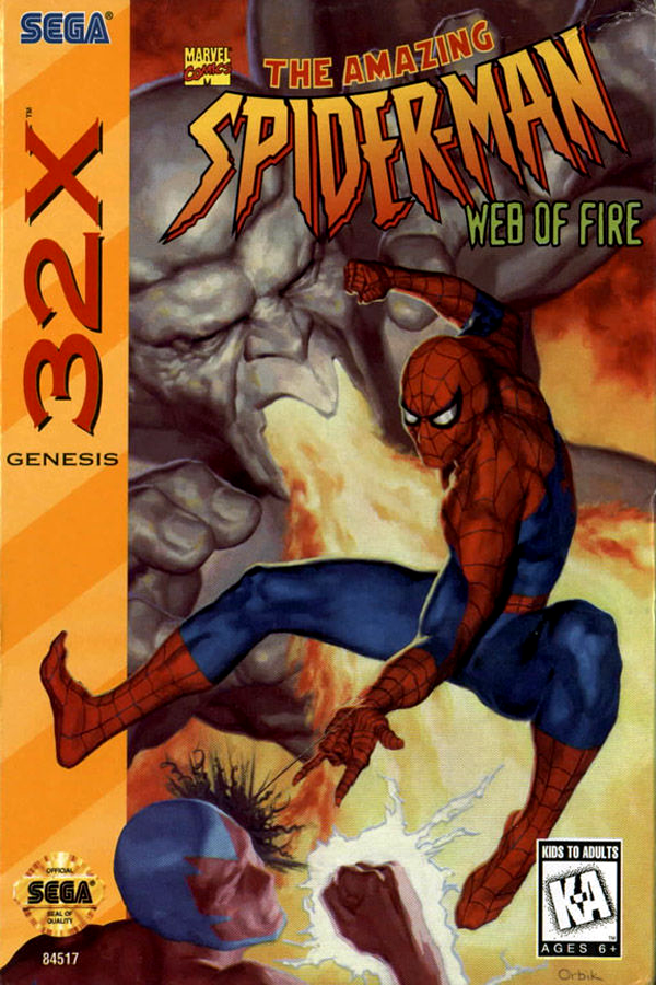The Amazing Spider-Man: Web of Fire for SEGA 32X