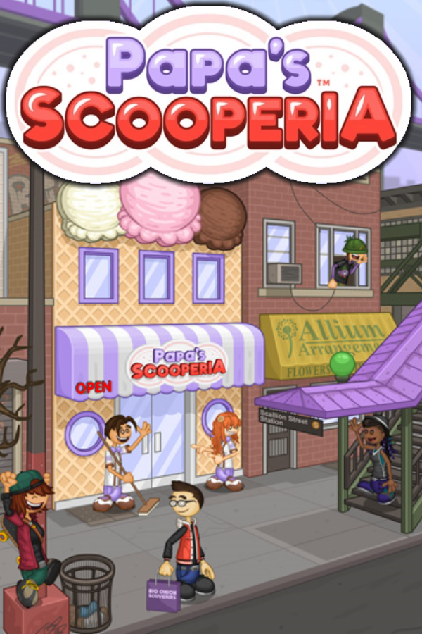 Papa's Scooperia - Jogo para Mac, Windows, Linux - WebCatalog