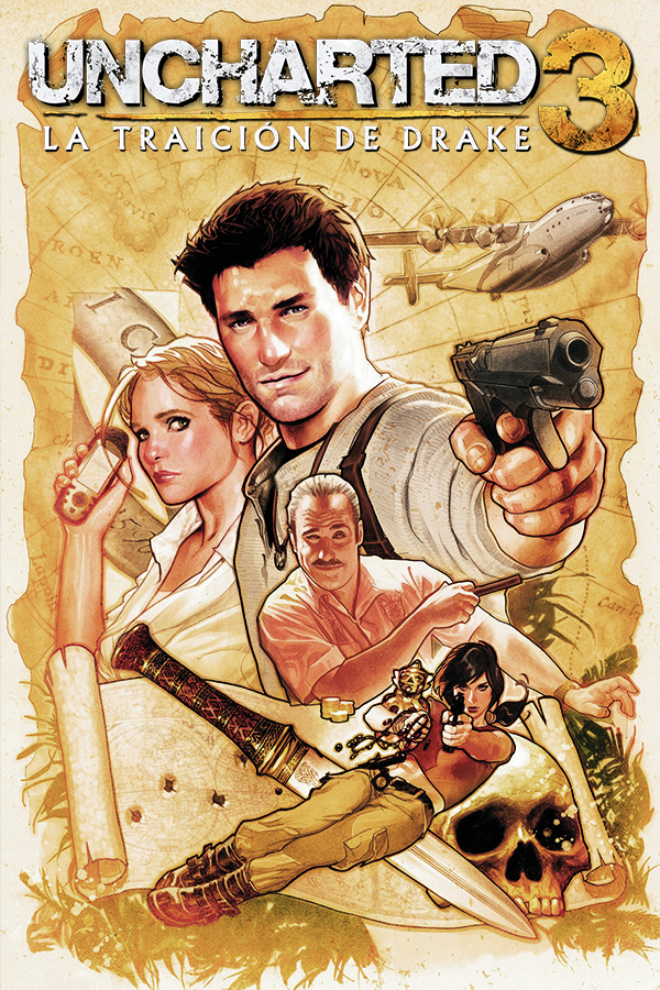 Uncharted 3 Infographic Charts Drake's Journey - Game Informer