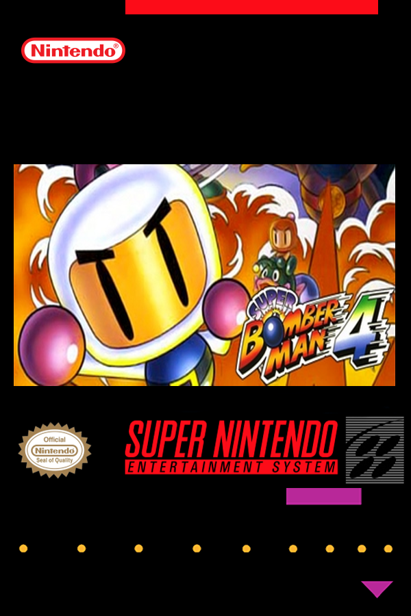 Super Bomberman 4 cover or packaging material - MobyGames