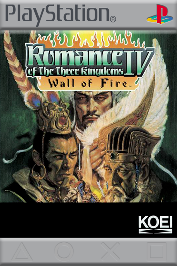 Romance of the Three Kingdoms IV: Wall of Fire for Playstation