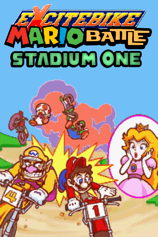 Excitebike: Bun-bun Mario Battle - Stadium 4