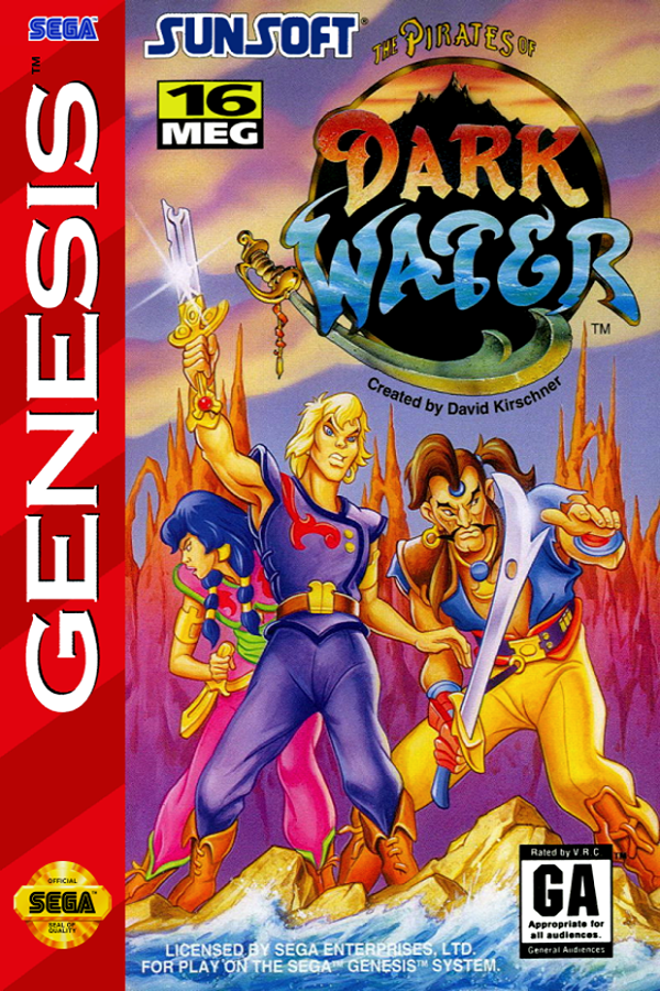 ダーク・ウォーター　Pirates of Dark Water  B2ポスター The Pirates of Dark Water Video Game 1990s Print