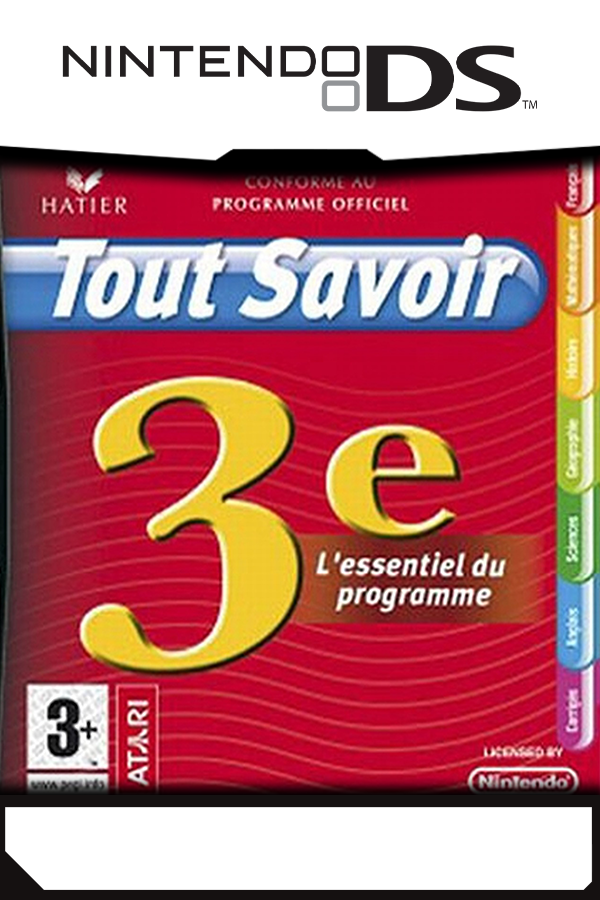Tout Savoir: 3E