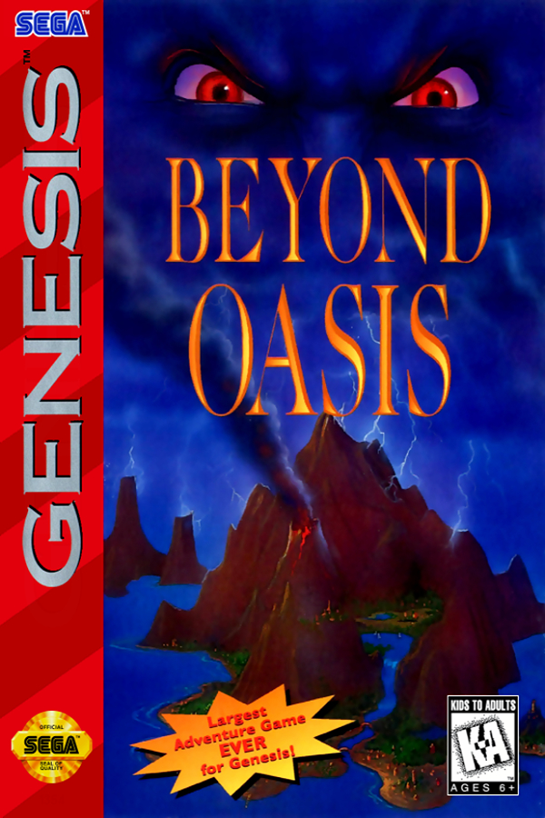 Beyond Oasis for Sega Genesis