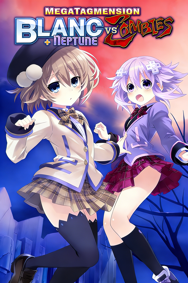 MegaTagmension Blanc + Neptune VS Zombies cover art