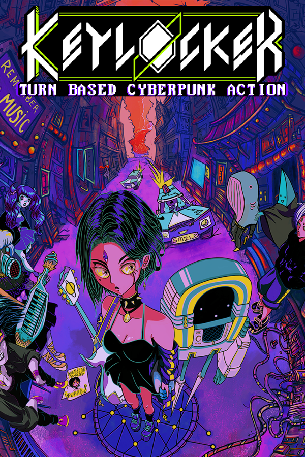 Keylocker: Turn Based Cyberpunk Action