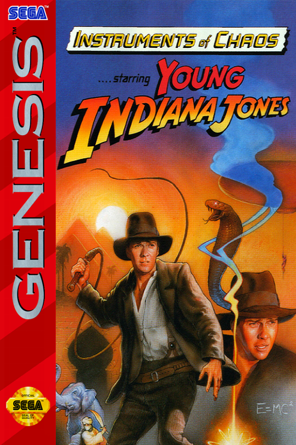 Instruments of Chaos Starring Young Indiana Jones for Sega Genesis