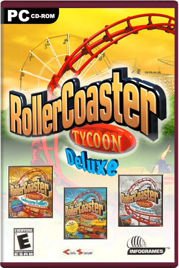 RollerCoaster Tycoon: Deluxe cover art