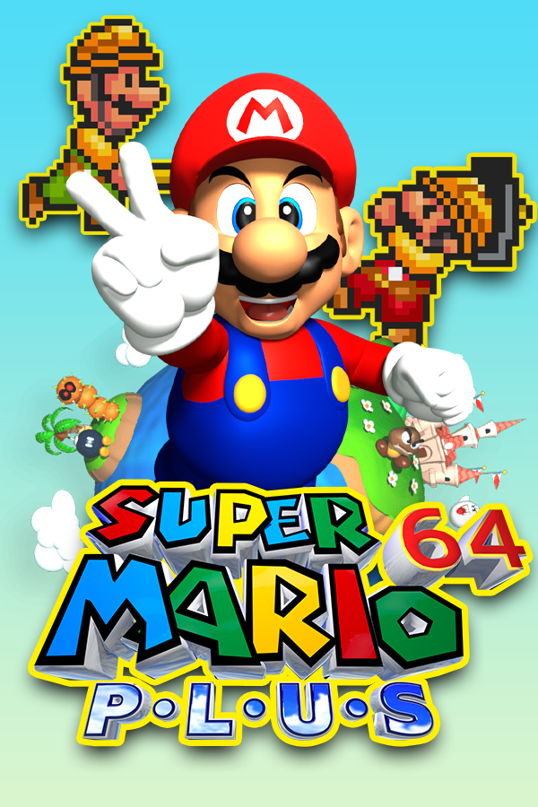 Pôster Capa Super Mario 64 Nintendo 64 29,7x42cm