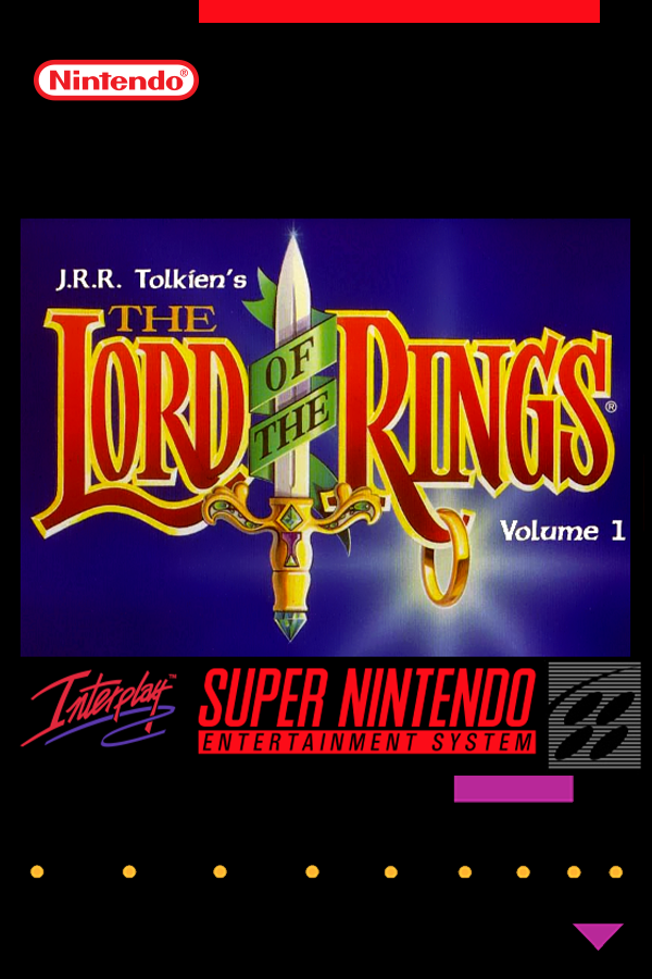 J.R.R. Tolkien's The Lord of the Rings: Volume 1 for Super Nintendo
