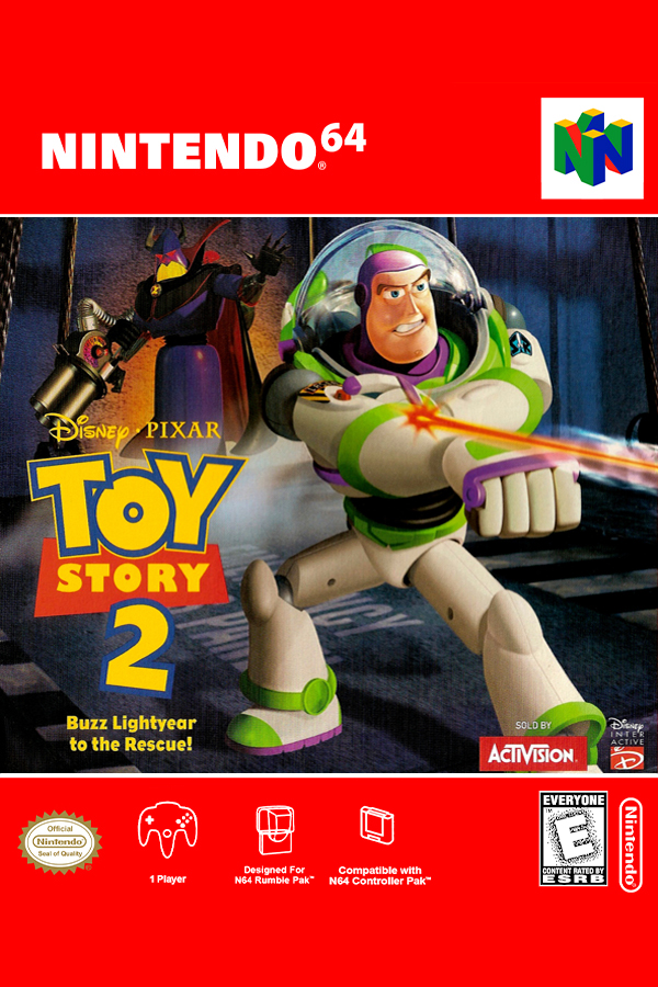 Pixar Toy Story 2: Buzz Lightyear to the Remember Disney for Nintendo 64