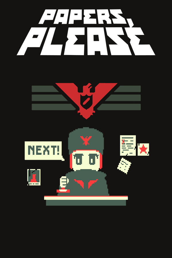 Steam Game Covers: Papers, Please Box Art