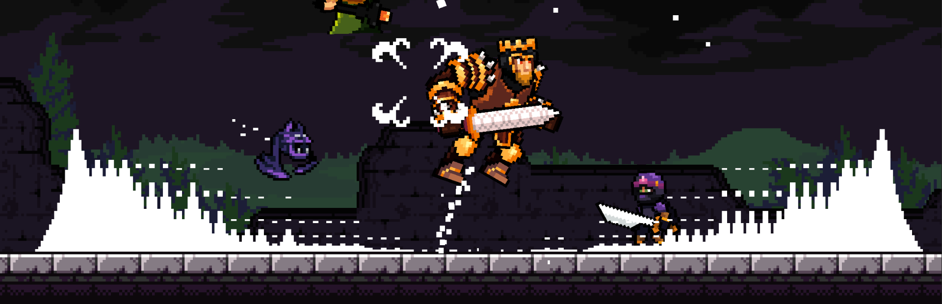 Apple Knight - all bosses + ending 