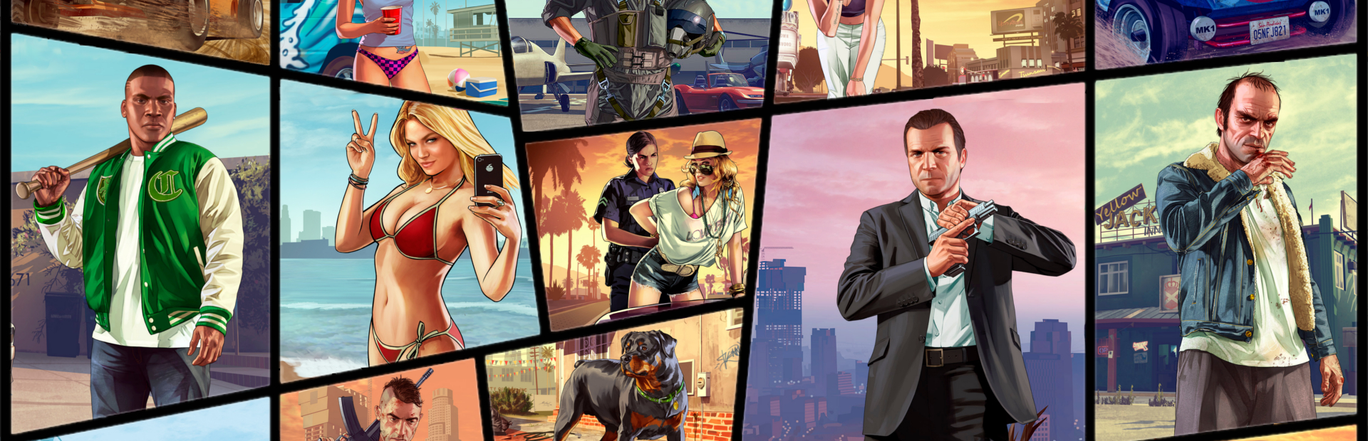 Что можно поделать гта. GTA 5 banner. Стиль GTA. Коллаж ГТА. Иллюстрации в стиле GTA.