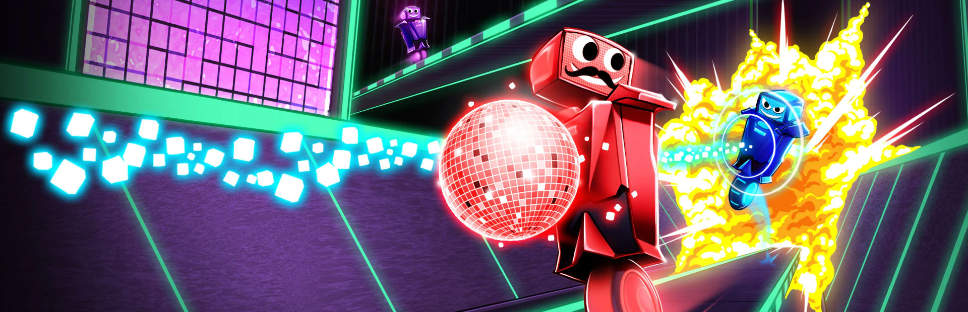 Robot Roller-Derby Disco Dodgeball cover