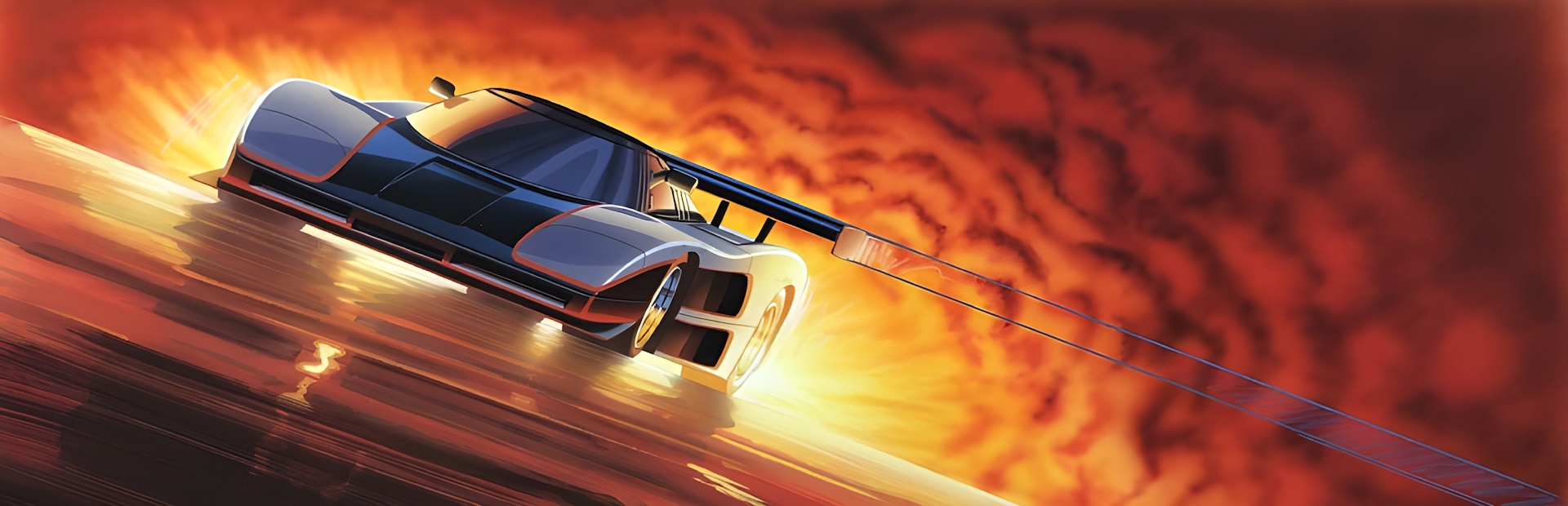 希少品 TOP GEAR 1984年 アーケードゲーム パンフレット チラシ