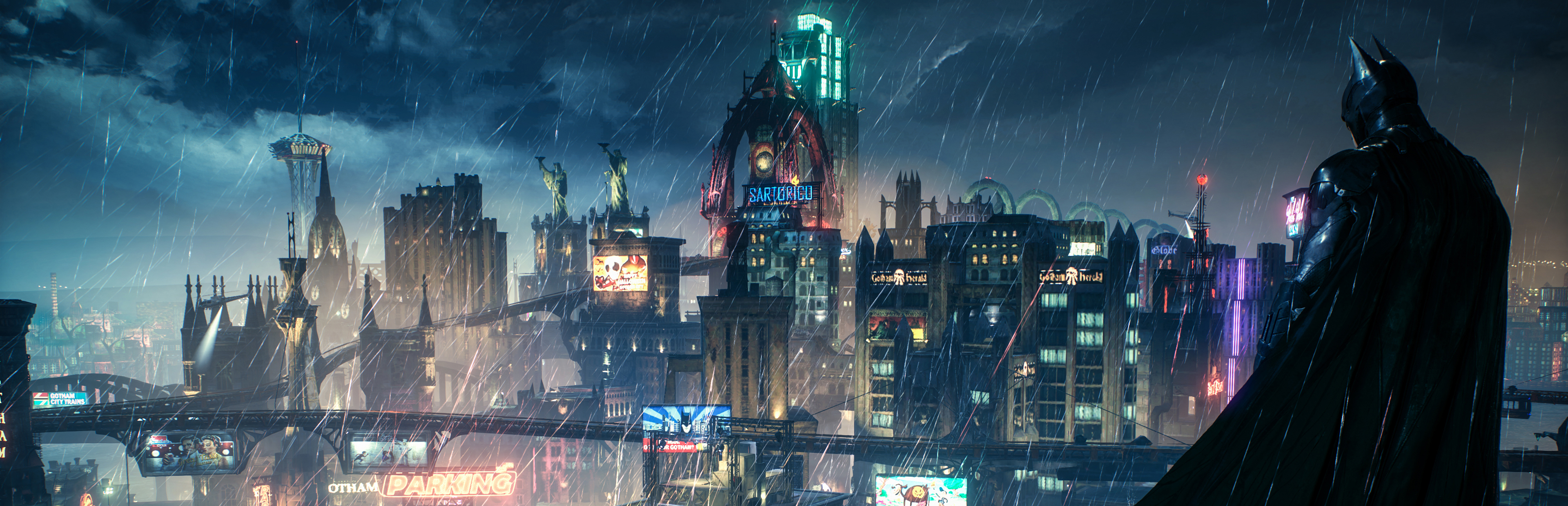 Steam Workshop::Batman Arkham Knight - Batman Overlooking Gotham