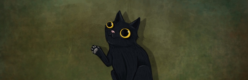 grave-fish468: dark academia cat icon