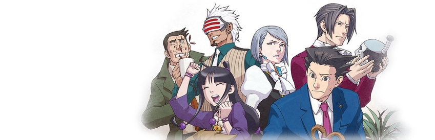 Official Ace Attorney four characters heroes. - SteamGridDB