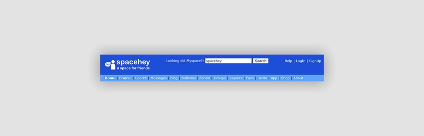 Hero for Spacehey (Website) by EN2K5 - SteamGridDB