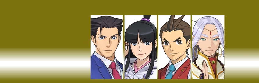 Official Ace Attorney four characters heroes. - SteamGridDB