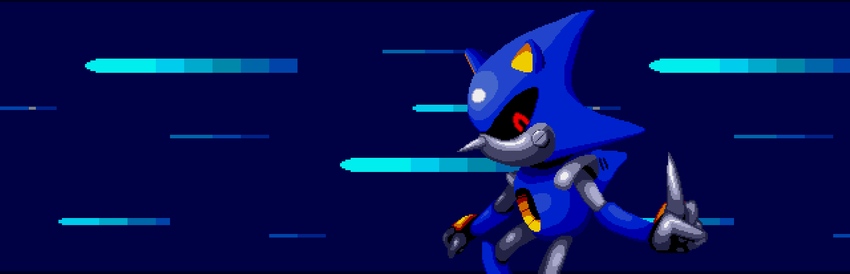 Metal sonic 3 0 pixel art