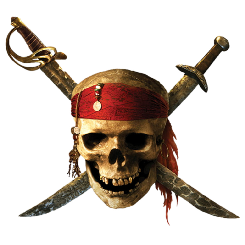 Captain Jack Sparrow Face and Hat Graphic · Creative Fabrica