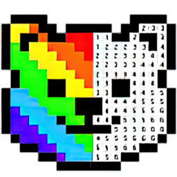 Pixel Art Coloring Book