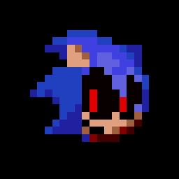 Sonic exe pixel art