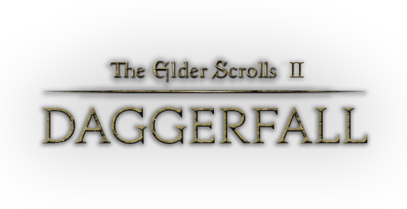 Elder Scrolls Daggerfall Logo "Daggerfall The Elder Scrolls"