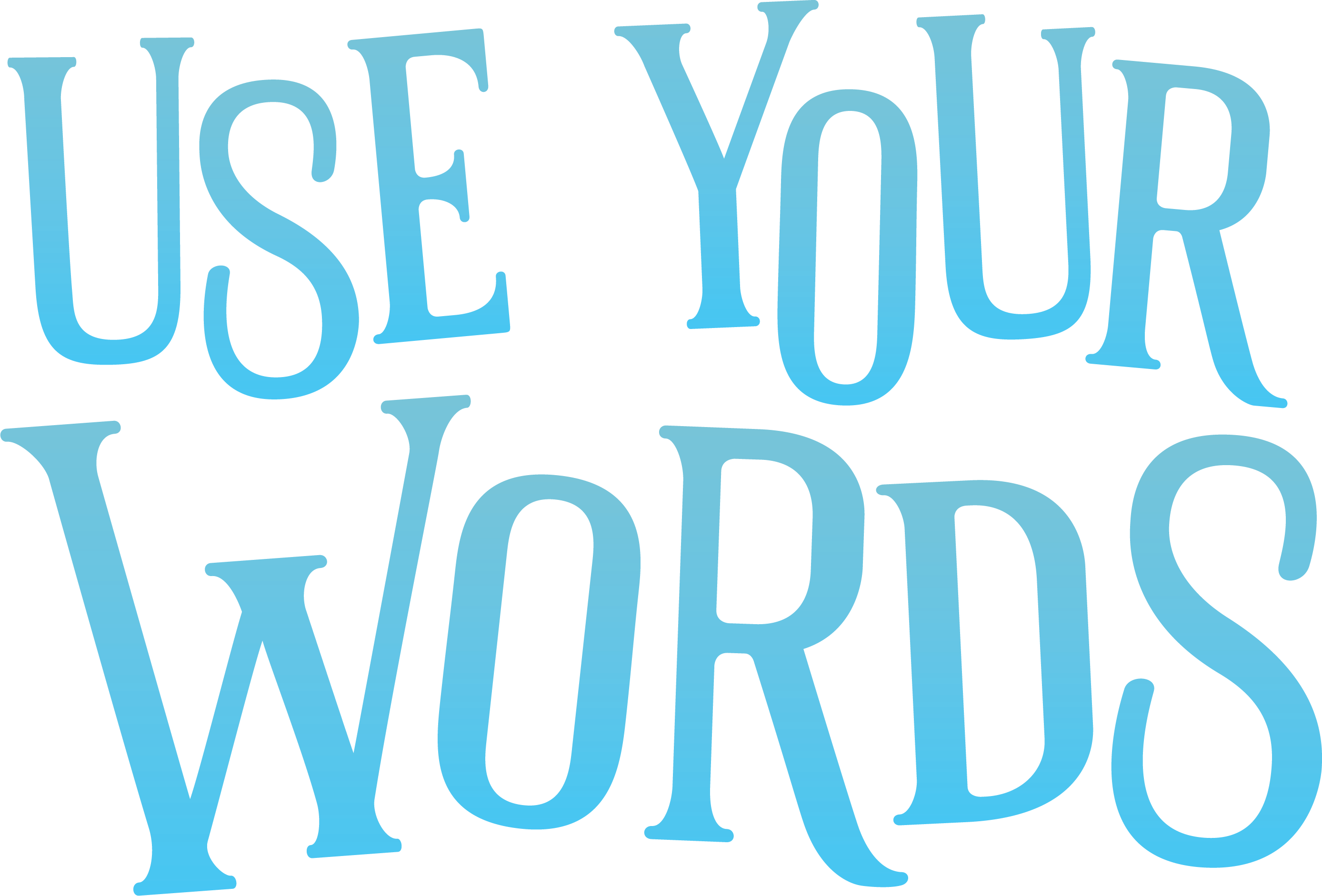 Use Your Words logo