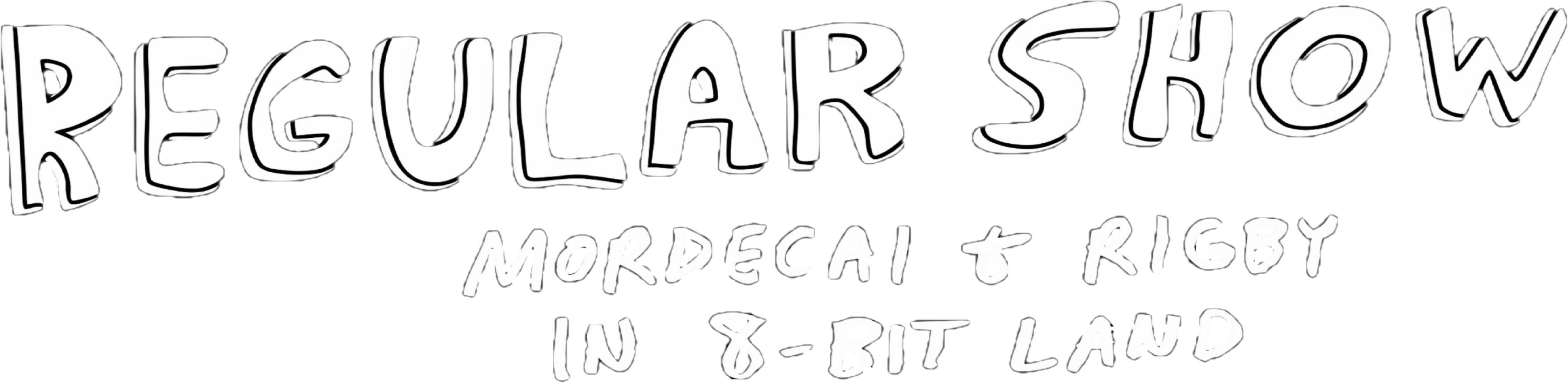 Regular Show: Mordecai and Rigby in 8-Bit Land