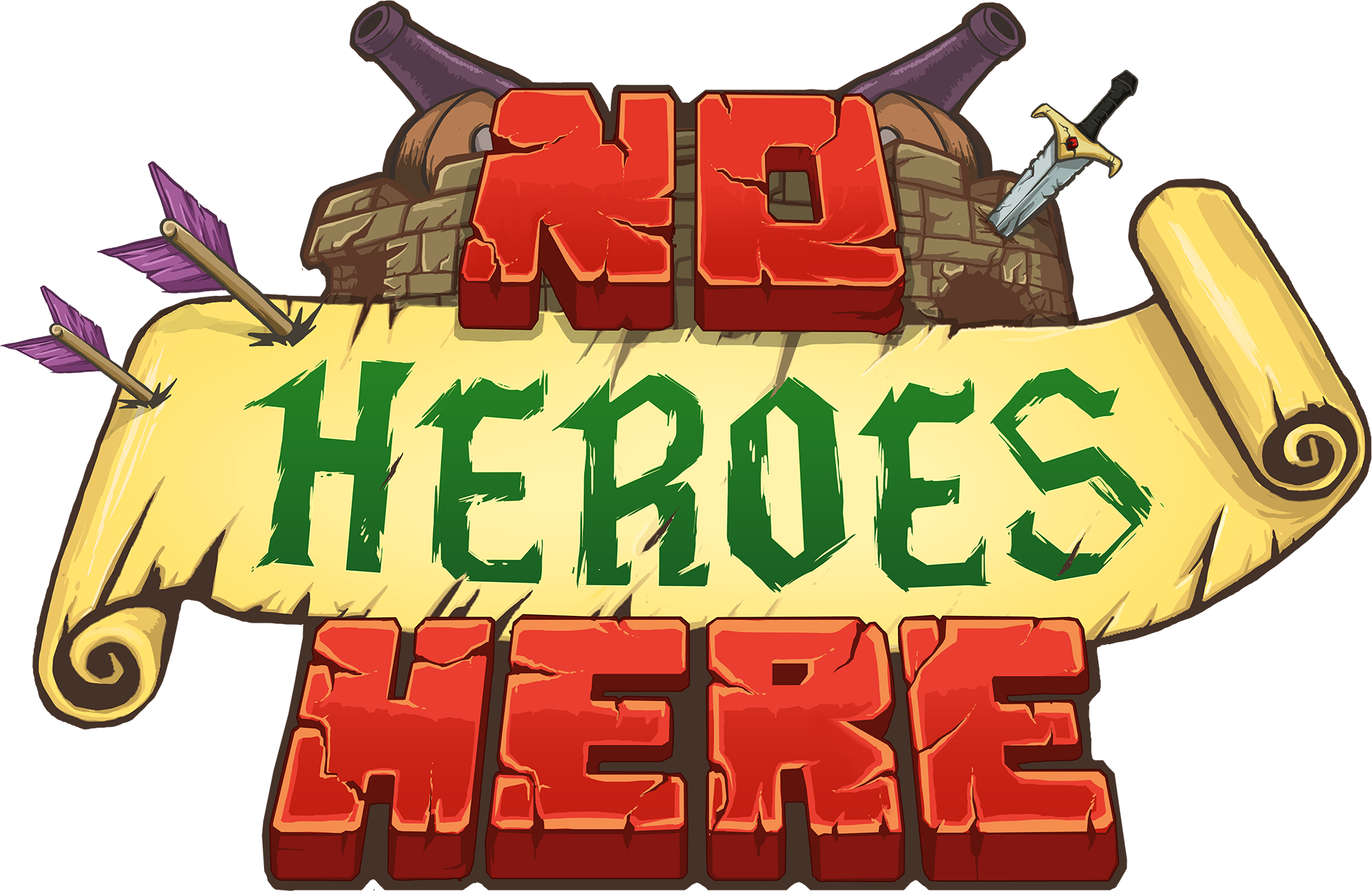 No Heroes Here logo