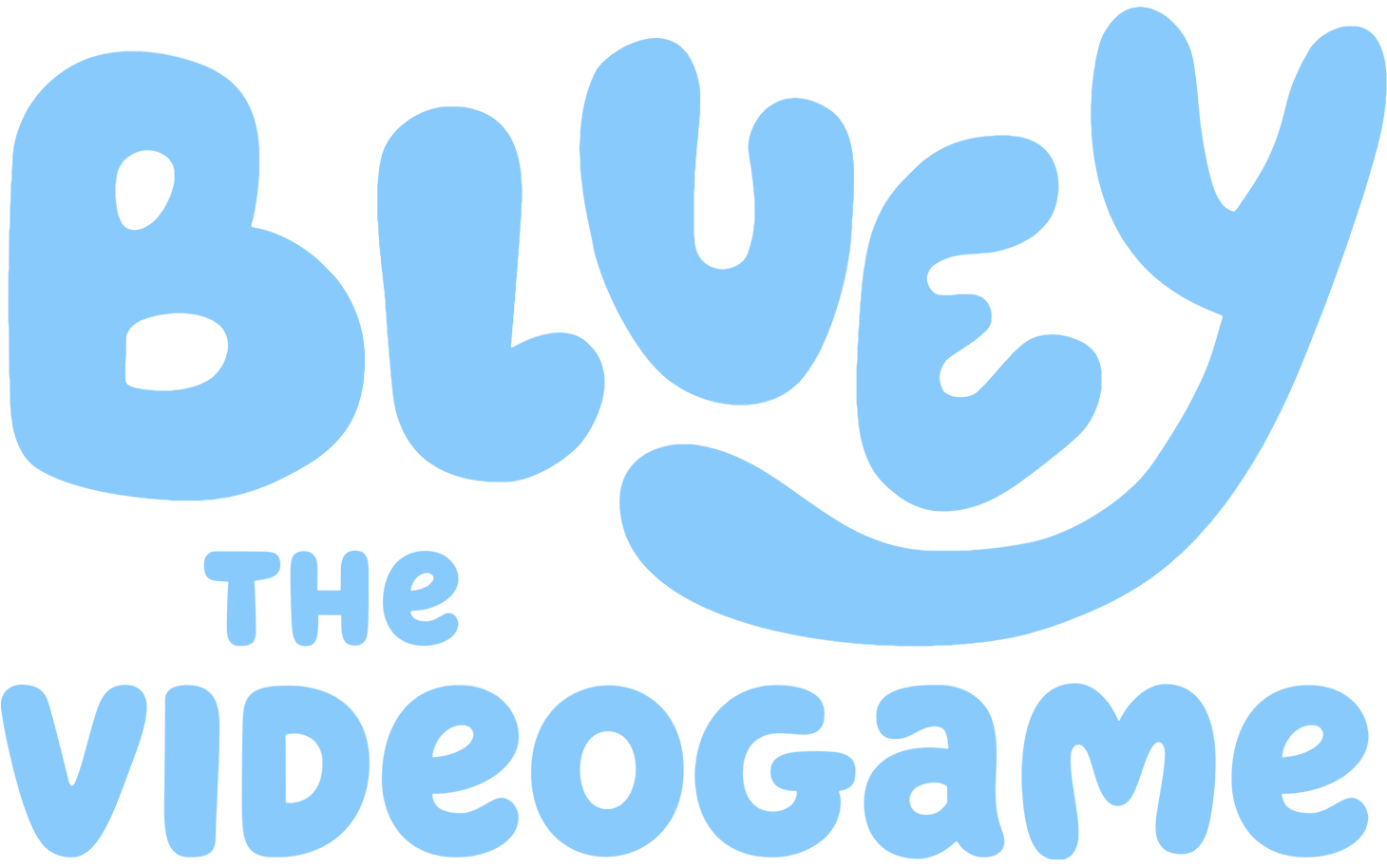 Bluey: The Videogame logo