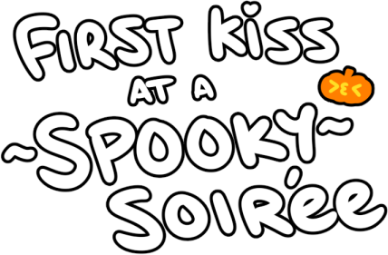 First Kiss at a Spooky Soiree