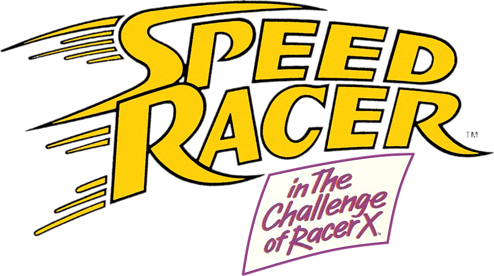 Speed Racer in The Challenge of Racer X logo