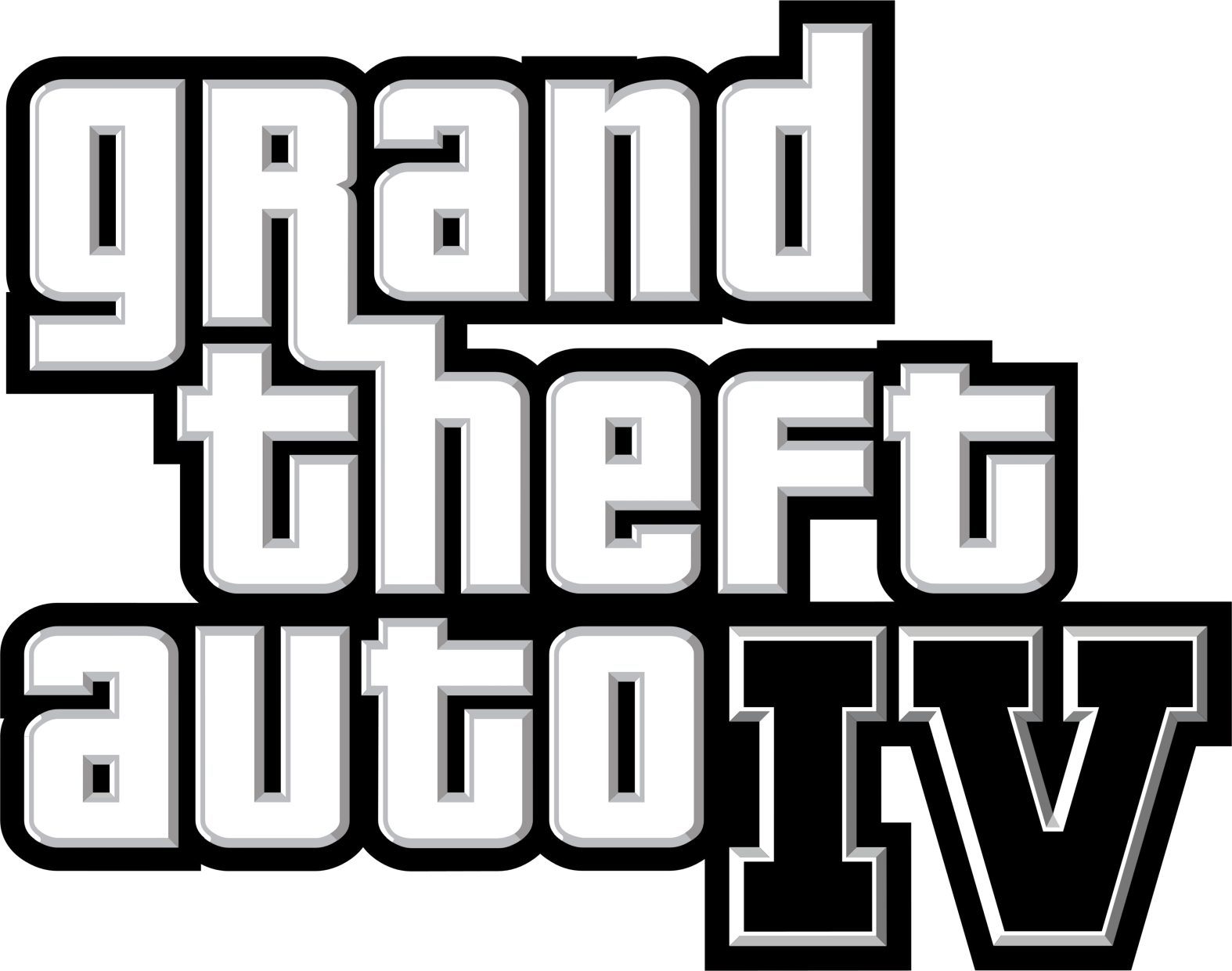 Grand Theft Auto IV (GTA 4) traditional cover art, logo, banner, and  thumbnail : r/steamgrid