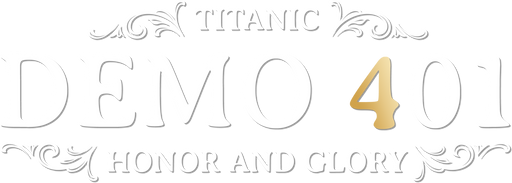 logo cinema titanic / 20cm de long