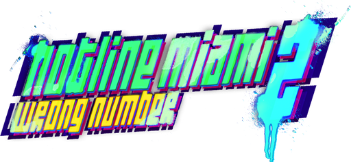 Logo for Hotline Miami 2: Wrong Number by erickfer6 - SteamGridDB