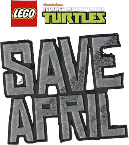 Logo for LEGO Teenage Mutant Ninja Turtles: Save April by Rugrats ...