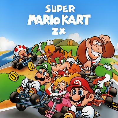 Super Mario Kart ZX - SteamGridDB