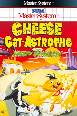 Cheese cat astrophe avec speedy gonzales Banque de photographies et d