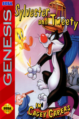 Sylvester and Tweety in Cagey Capers for Sega Genesis