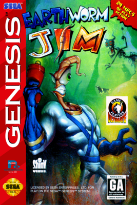 Earthworm Jim for Sega Genesis