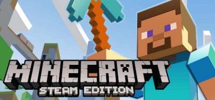 Vector logo of the video game Minecraft. Steam (2702962)